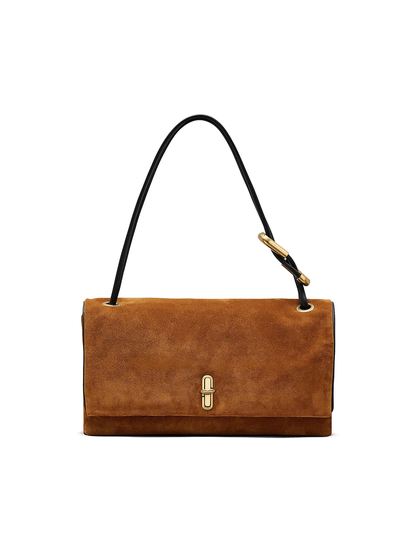 MARC JACOBS | Ledertasche - Schultertasche THE LARGE DUAL | camel