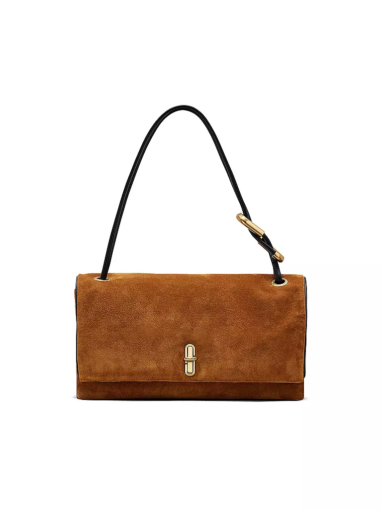 MARC JACOBS | Ledertasche - Schultertasche THE LARGE DUAL | camel