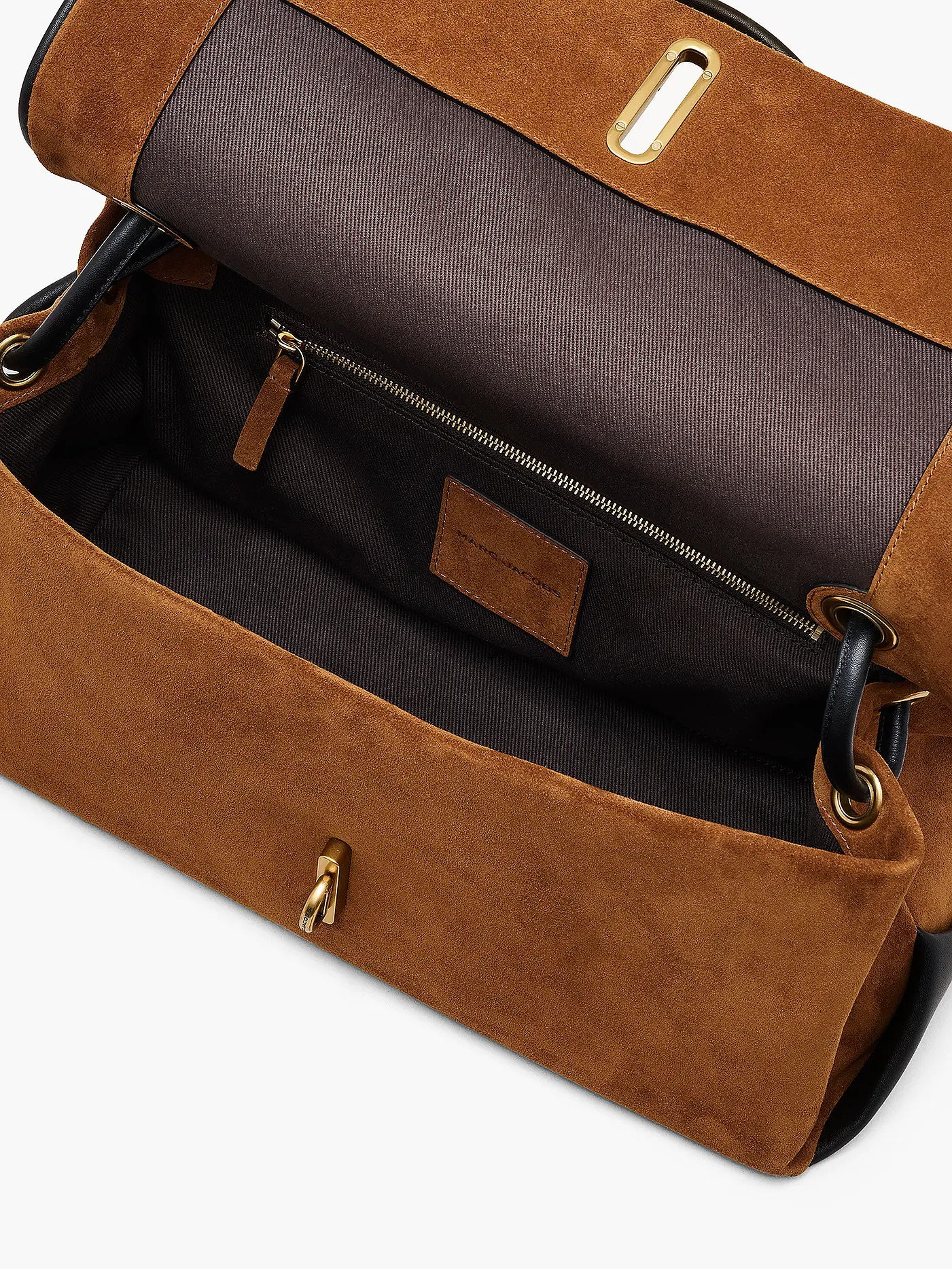 MARC JACOBS | Ledertasche - Schultertasche THE LARGE DUAL | camel