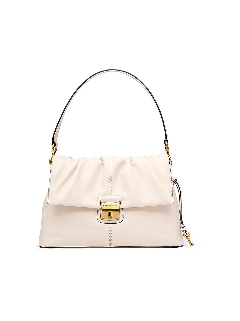 MARC JACOBS | Ledertasche - Schultertasche THE MESSENGER | Creme
