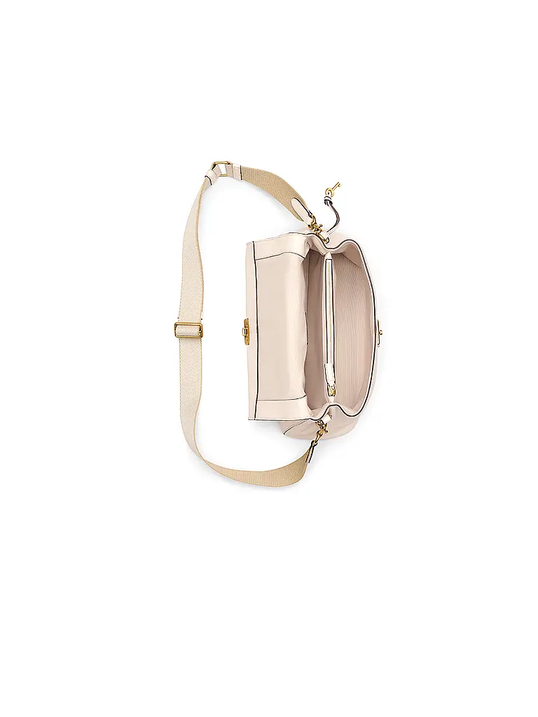 MARC JACOBS | Ledertasche - Schultertasche THE MESSENGER | Creme