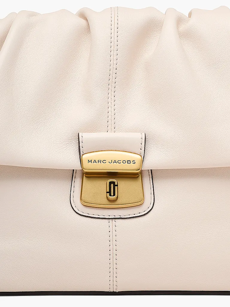 MARC JACOBS | Ledertasche - Schultertasche THE MESSENGER | Creme