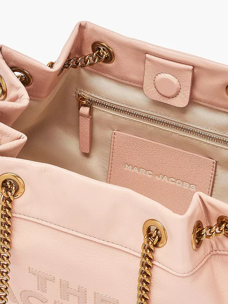 MARC JACOBS | Ledertasche - Shopper THE CHAIN SACK | rosa