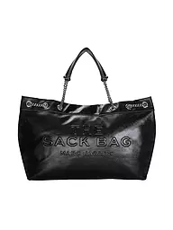 MARC JACOBS | Ledertasche - Shopper THE LARGE CHAIN SACK | schwarz