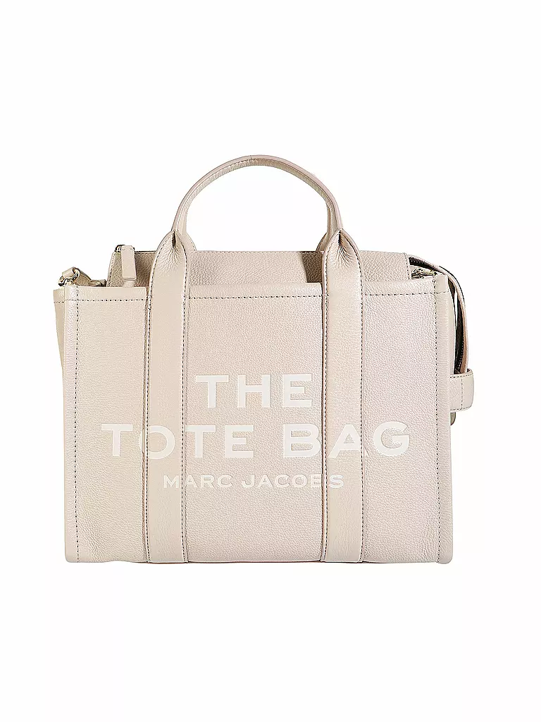 MARC JACOBS | Ledertasche - Tote Bag  THE MEDIUM TOTE LEATHER | beige