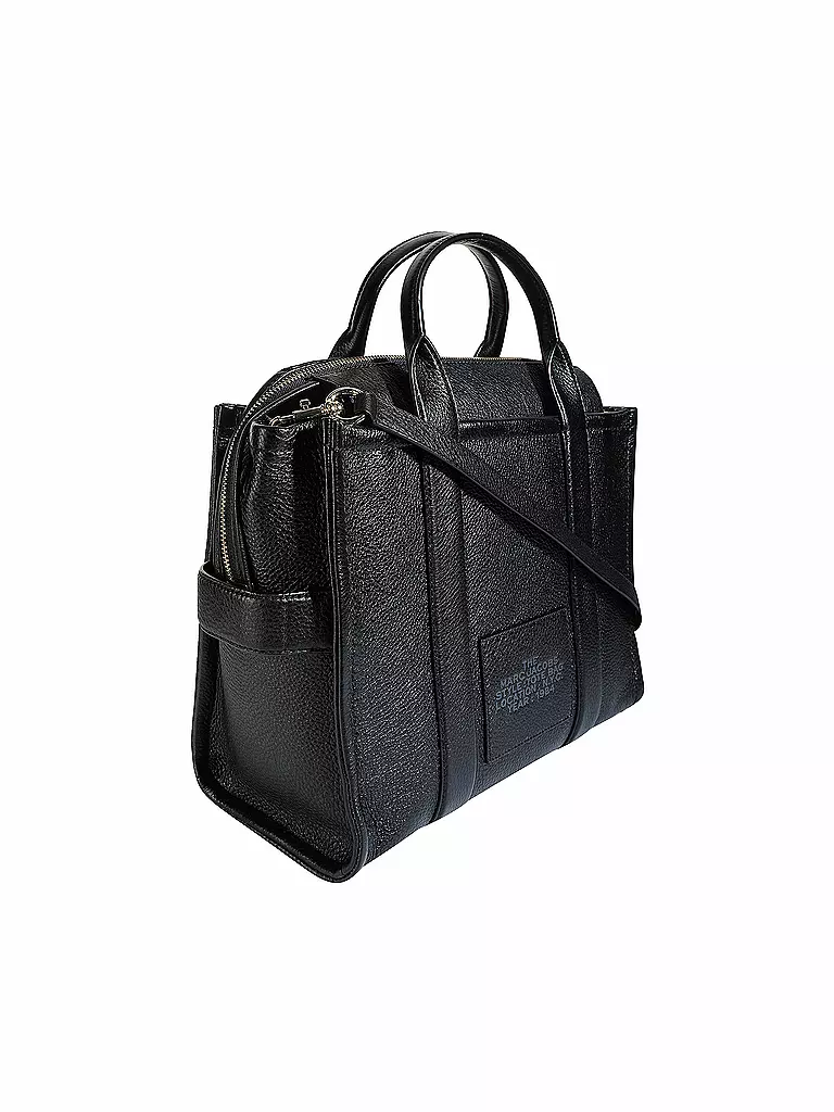 MARC JACOBS | Ledertasche - Tote Bag  THE MEDIUM TOTE LEATHER | schwarz