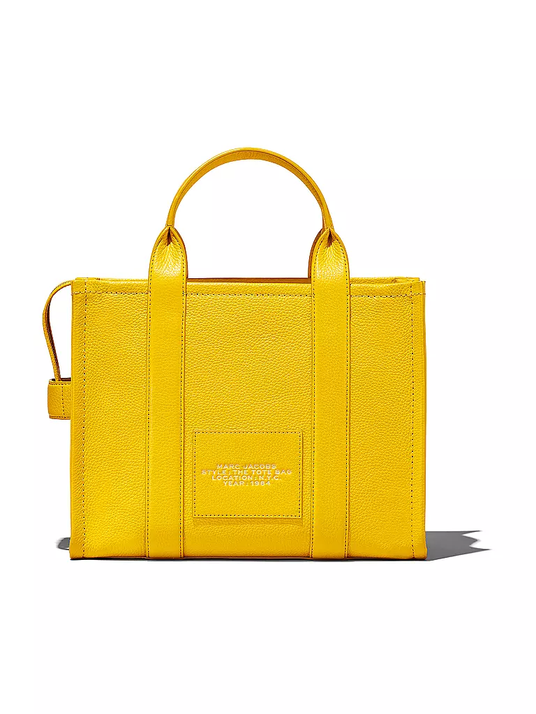 MARC JACOBS | Ledertasche - Tote Bag  THE MEDIUM TOTE LEATHER | gelb