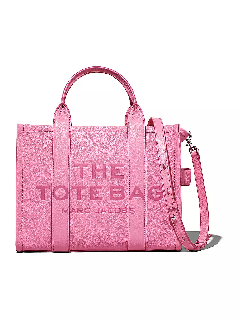 MARC JACOBS | Ledertasche - Tote Bag THE MEDIUM TOTE BAG LEATHER | pink