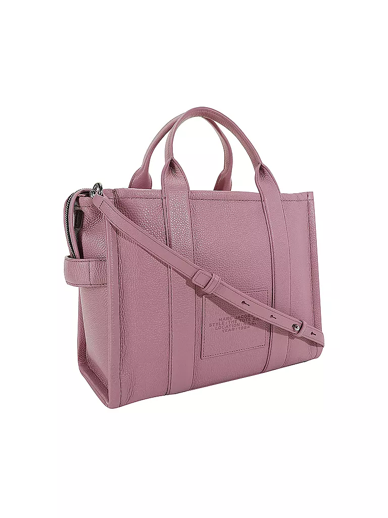 MARC JACOBS | Ledertasche - Tote Bag THE MEDIUM TOTE BAG LEATHER | rosa