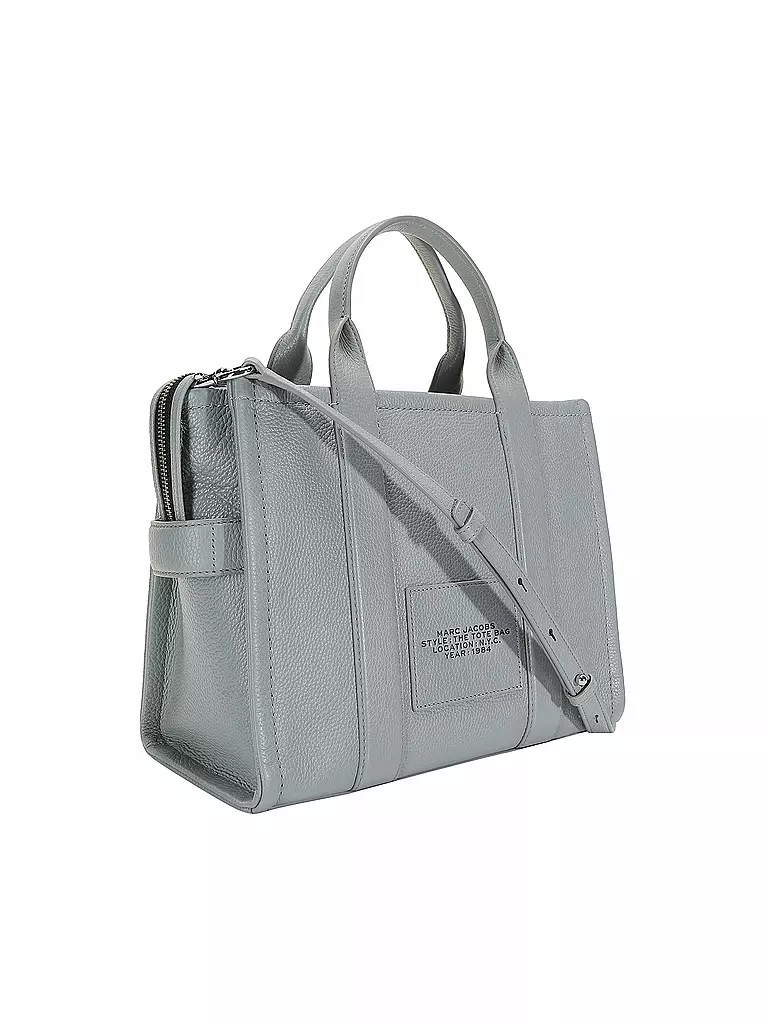 MARC JACOBS | Ledertasche - Tote Bag THE MEDIUM TOTE BAG LEATHER | grau