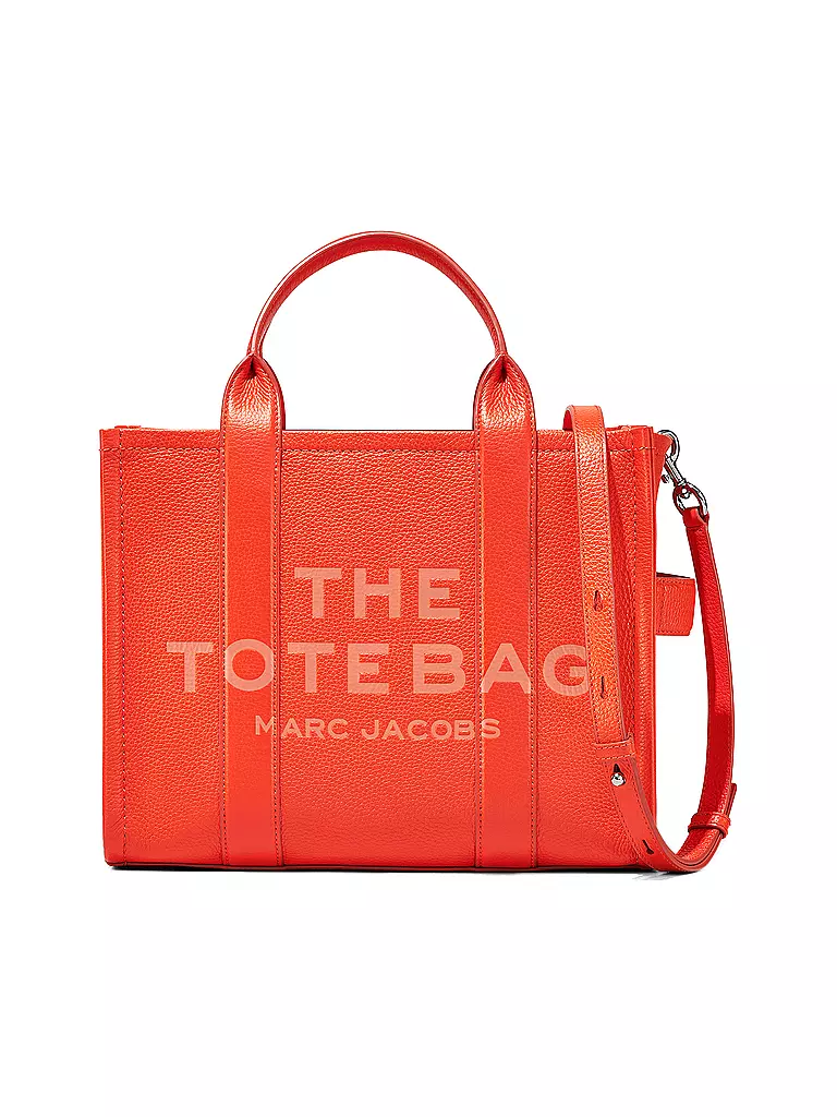 MARC JACOBS | Ledertasche - Tote Bag THE MEDIUM TOTE LEATHER | orange