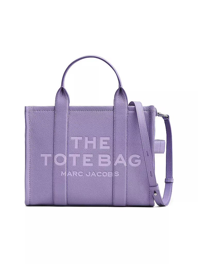 MARC JACOBS | Ledertasche - Tote Bag THE MEDIUM TOTE LEATHER | lila