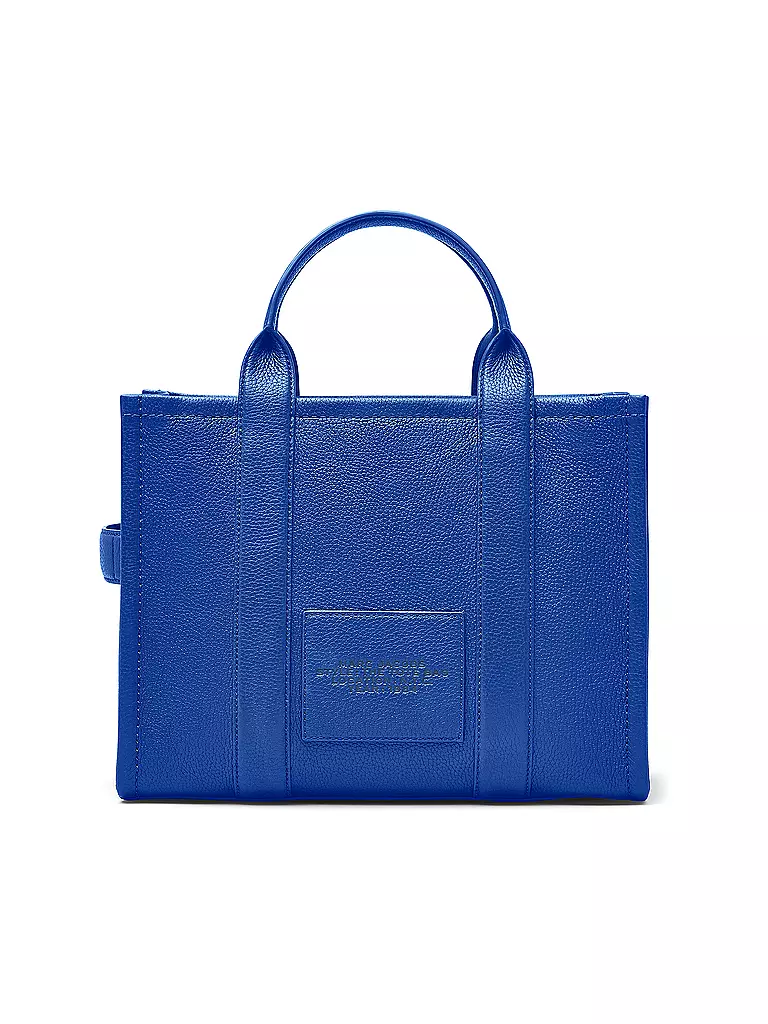 MARC JACOBS | Ledertasche - Tote Bag THE MEDIUM TOTE LEATHER | blau