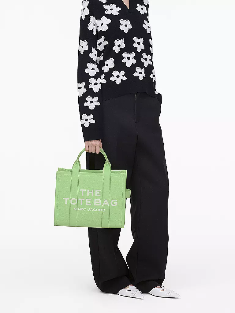 MARC JACOBS | Ledertasche - Tote Bag THE MEDIUM TOTE LEATHER | pink