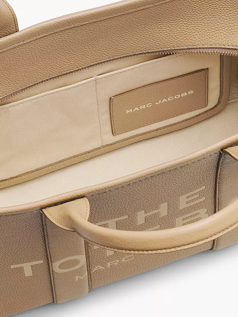 MARC JACOBS | Ledertasche - Tote Bag THE MEDIUM TOTE LEATHER | grün