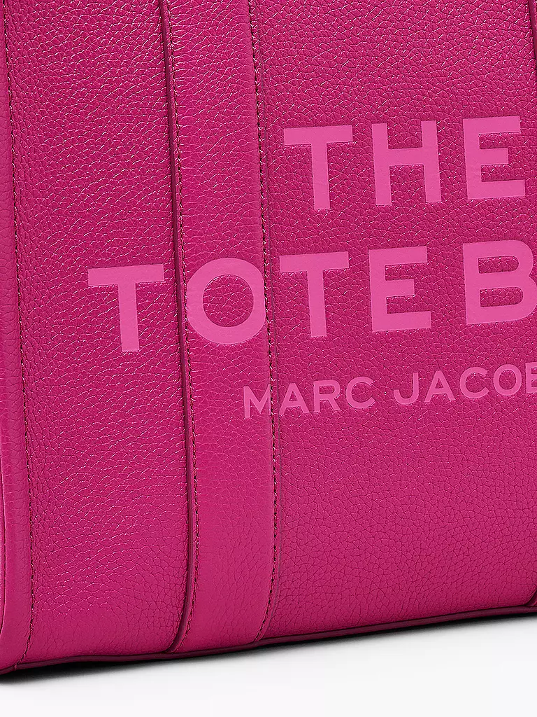 MARC JACOBS | Ledertasche - Tote Bag THE MEDIUM TOTE LEATHER | pink
