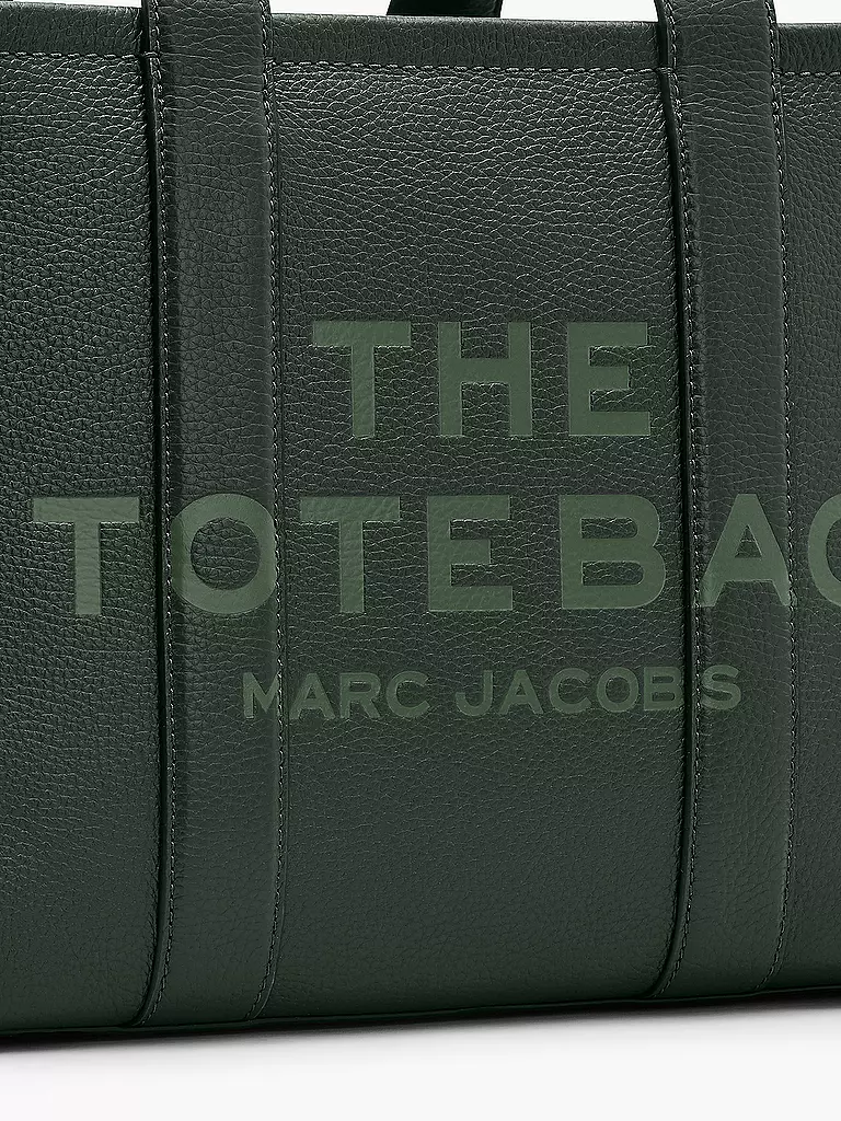 MARC JACOBS | Ledertasche - Tote Bag THE MEDIUM TOTE LEATHER | grün