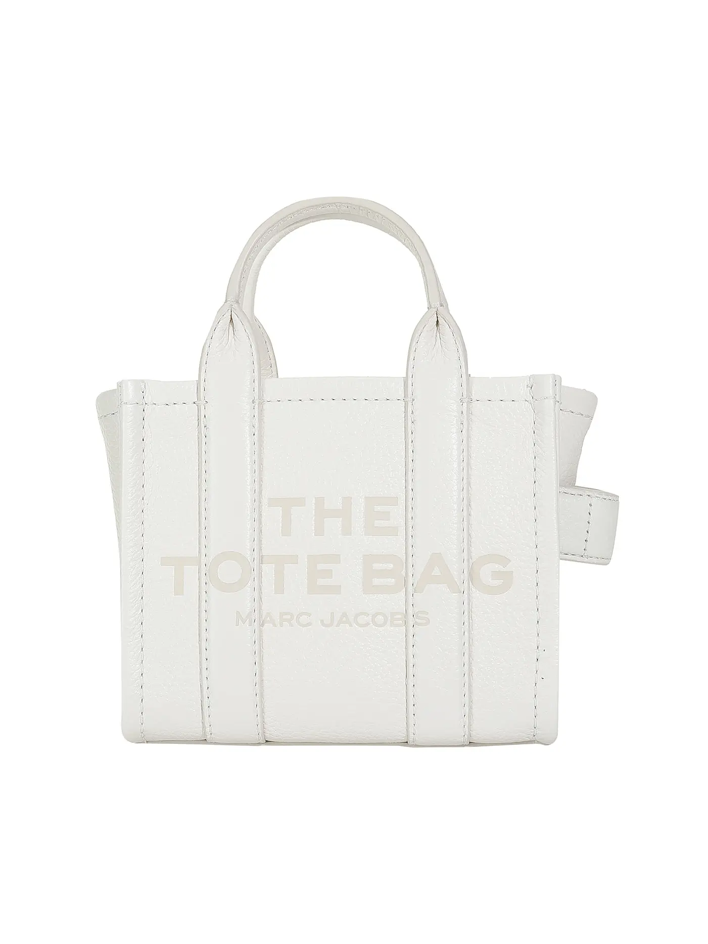 MARC JACOBS | Ledertasche - Tote Bag THE MINI TOTE | weiss