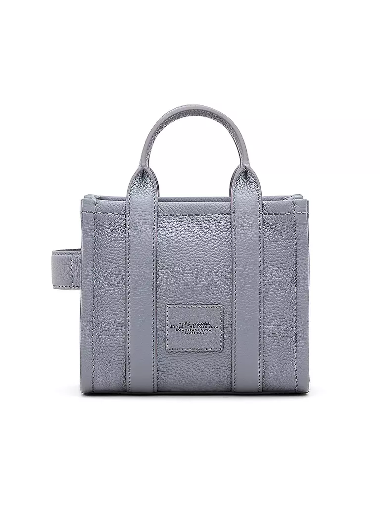 MARC JACOBS | Ledertasche - Tote Bag THE MINI TOTE | grau