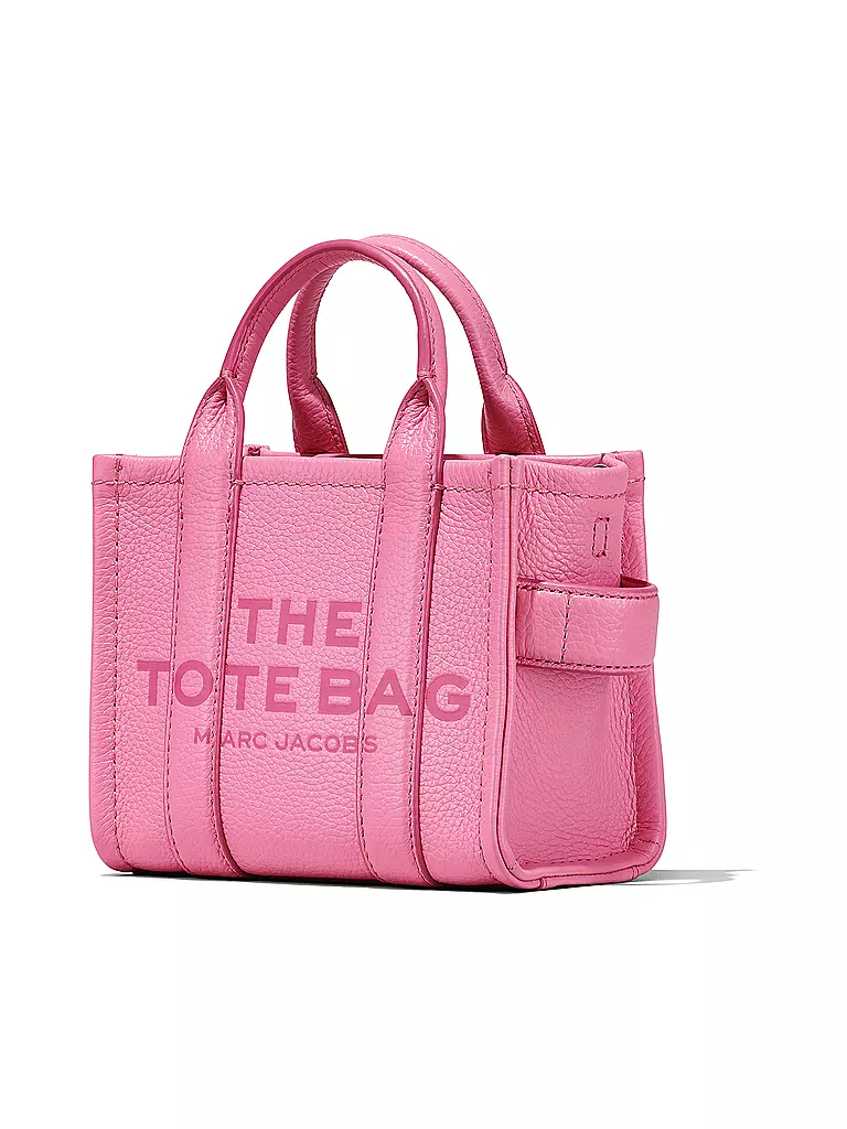 MARC JACOBS | Ledertasche - Tote Bag THE MINI TOTE | pink