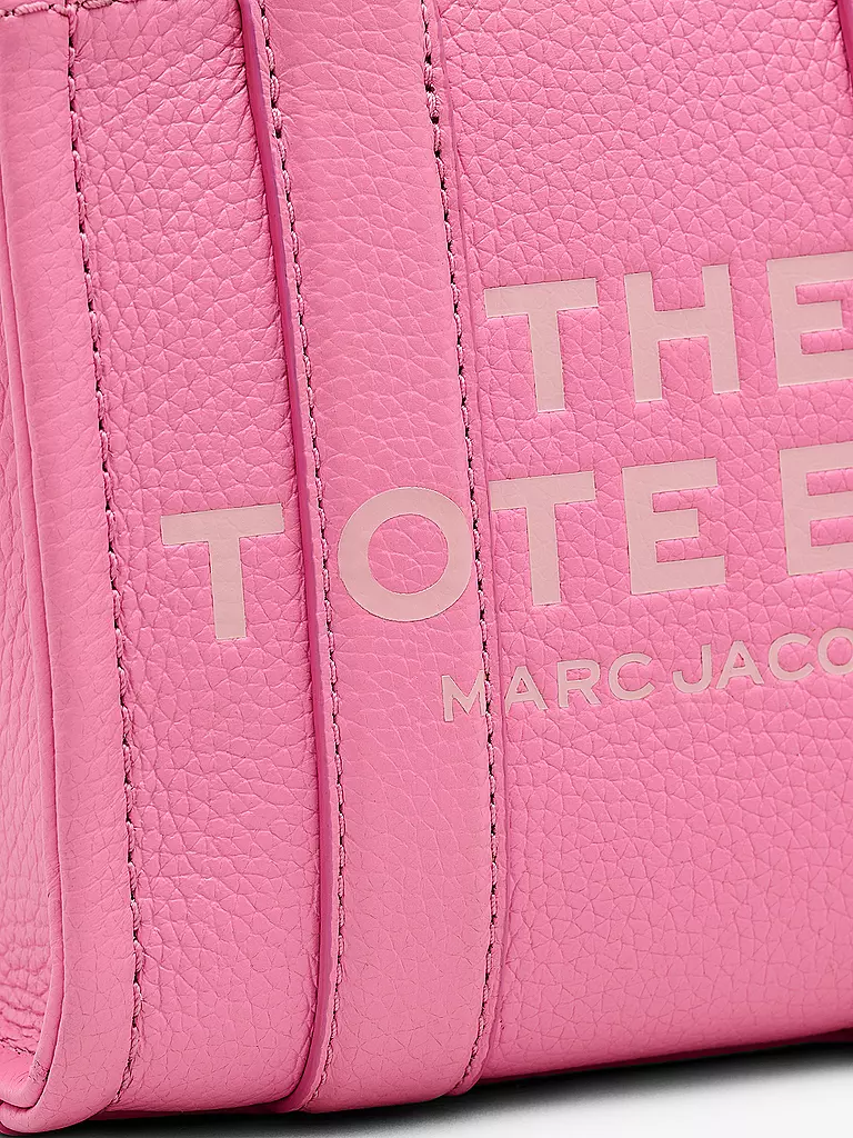 MARC JACOBS | Ledertasche - Tote Bag THE MINI TOTE | pink