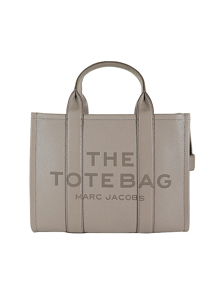 MARC JACOBS | Ledertasche - Tote Bag THE SMALL TOTE BAG | grau