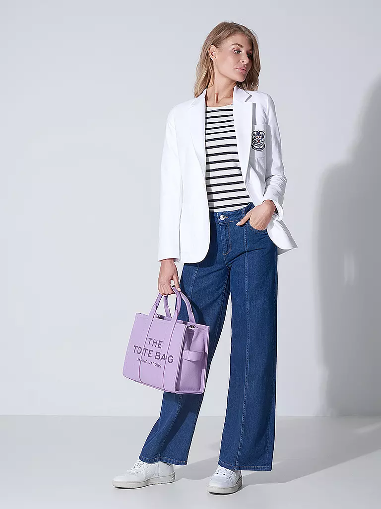 MARC JACOBS | Ledertasche - Tote Bag THE SMALL TOTE BAG | lila