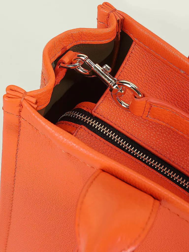 MARC JACOBS | Ledertasche - Tote Bag THE SMALL TOTE BAG | orange