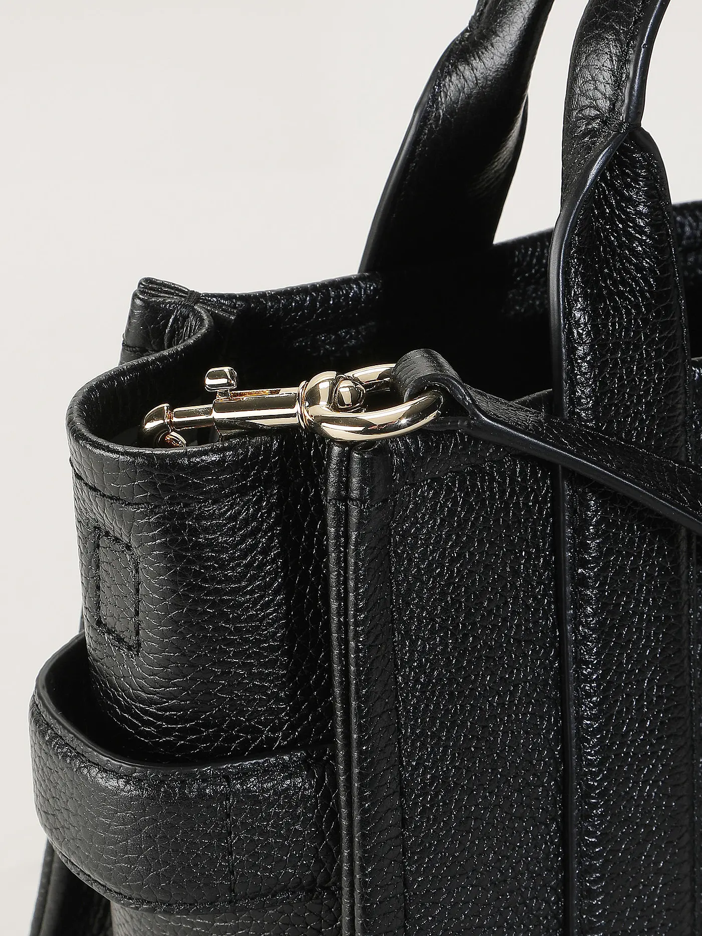 MARC JACOBS | Ledertasche - Tote Bag THE SMALL TOTE LEATHER  | schwarz
