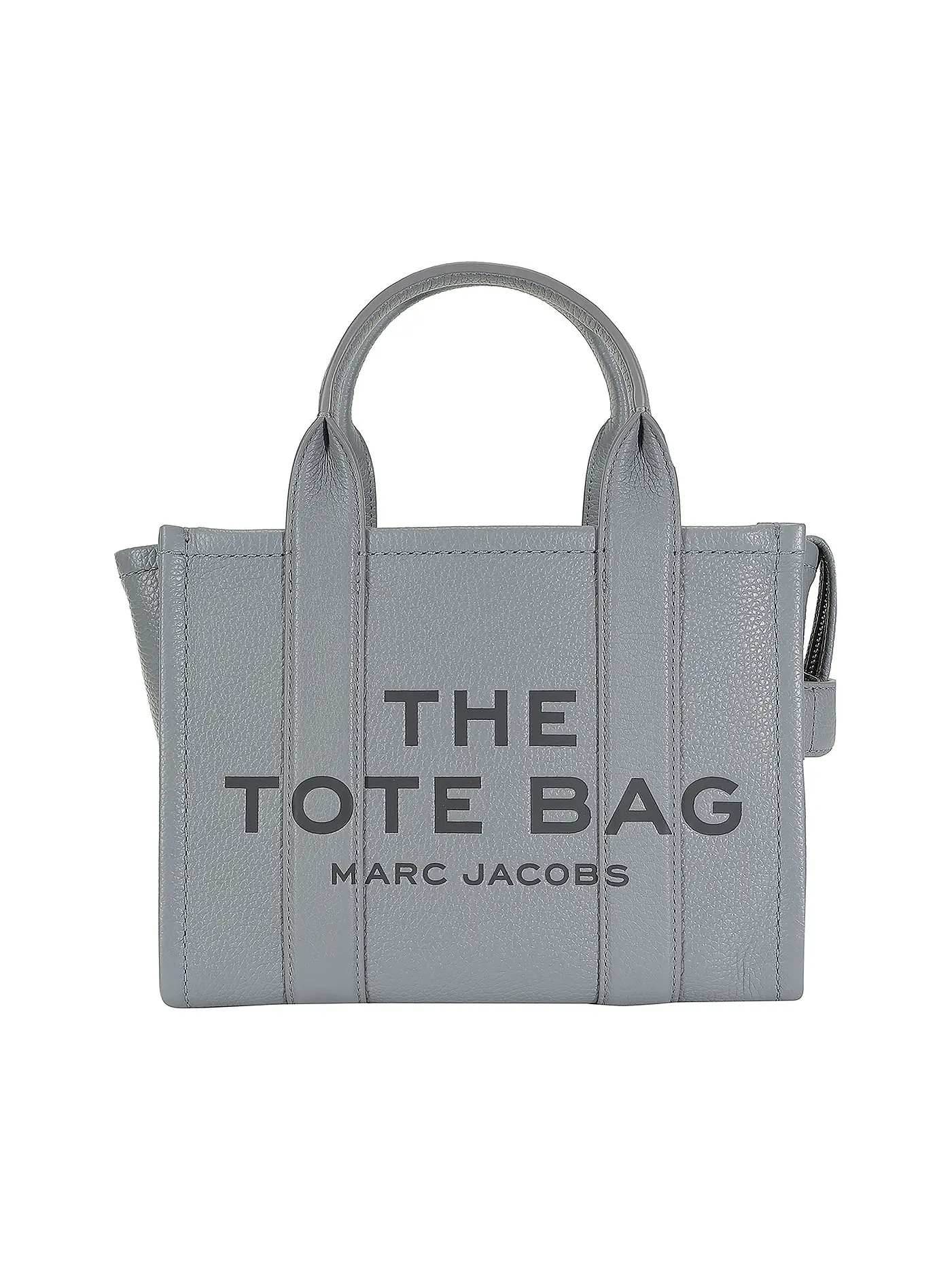 MARC JACOBS | Ledertasche - Tote Bag THE SMALL TOTE LEATHER  | grau