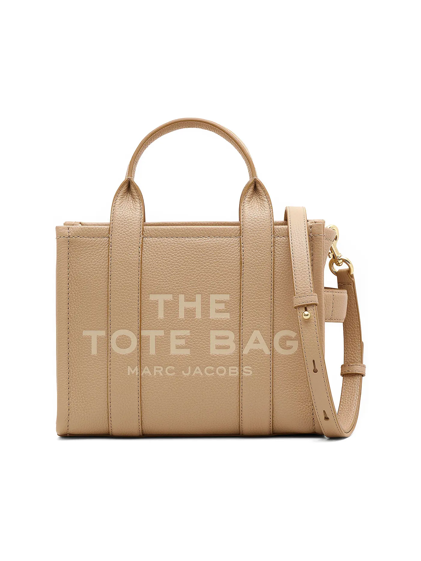 MARC JACOBS | Ledertasche - Tote Bag THE SMALL TOTE LEATHER  | camel