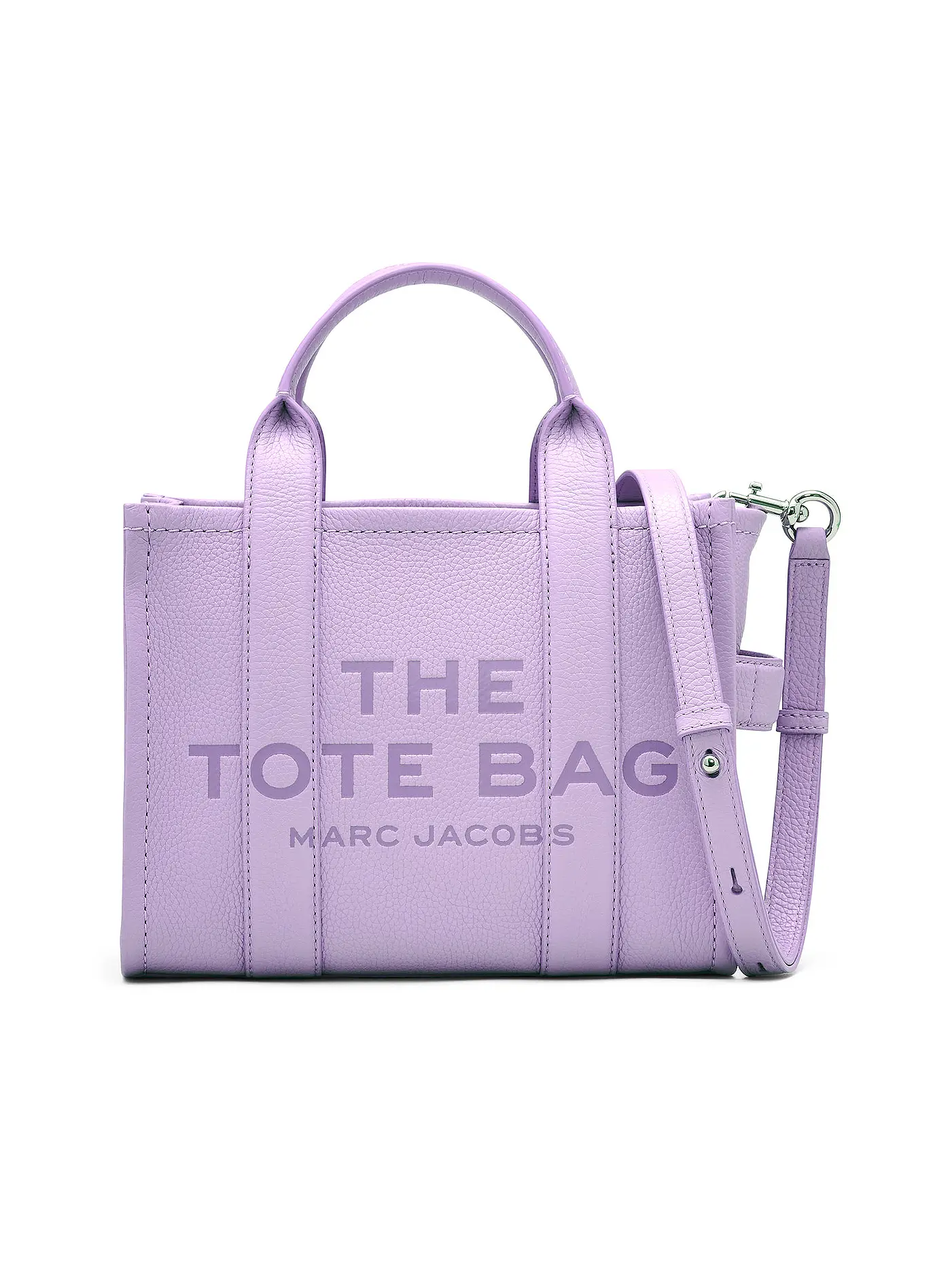MARC JACOBS | Ledertasche - Tote Bag THE SMALL TOTE LEATHER  | lila