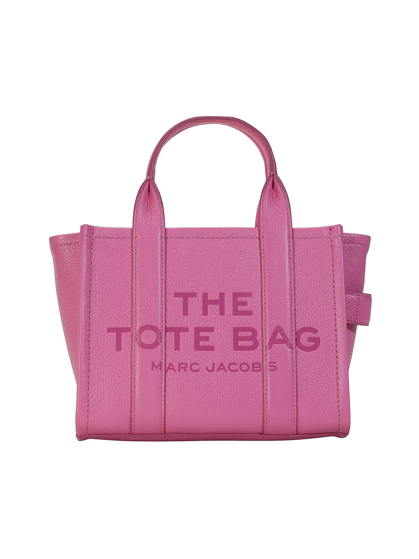 MARC JACOBS | Ledertasche - Tote Bag THE SMALL TOTE LEATHER  | pink