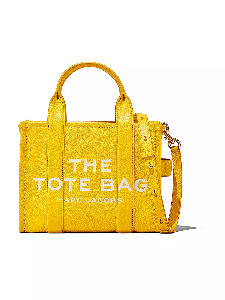 MARC JACOBS | Ledertasche - Tote Bag THE SMALL TOTE LEATHER | gelb