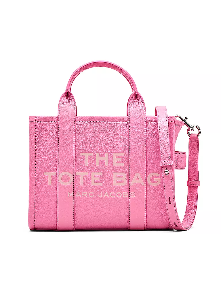 MARC JACOBS | Ledertasche - Tote Bag THE SMALL TOTE LEATHER | pink