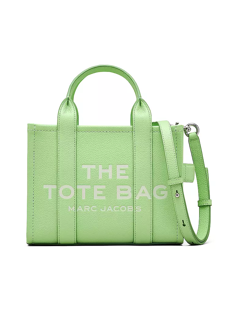 MARC JACOBS | Ledertasche - Tote Bag THE SMALL TOTE LEATHER | grün