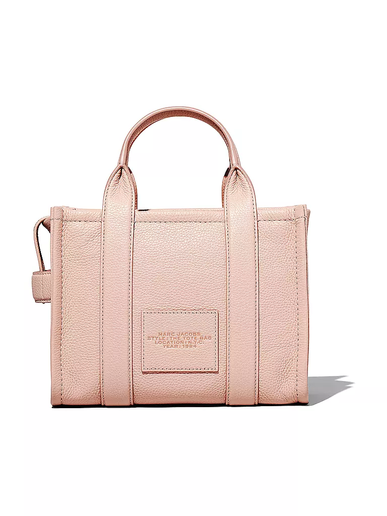 MARC JACOBS | Ledertasche - Tote Bag THE SMALL TOTE LEATHER | rosa