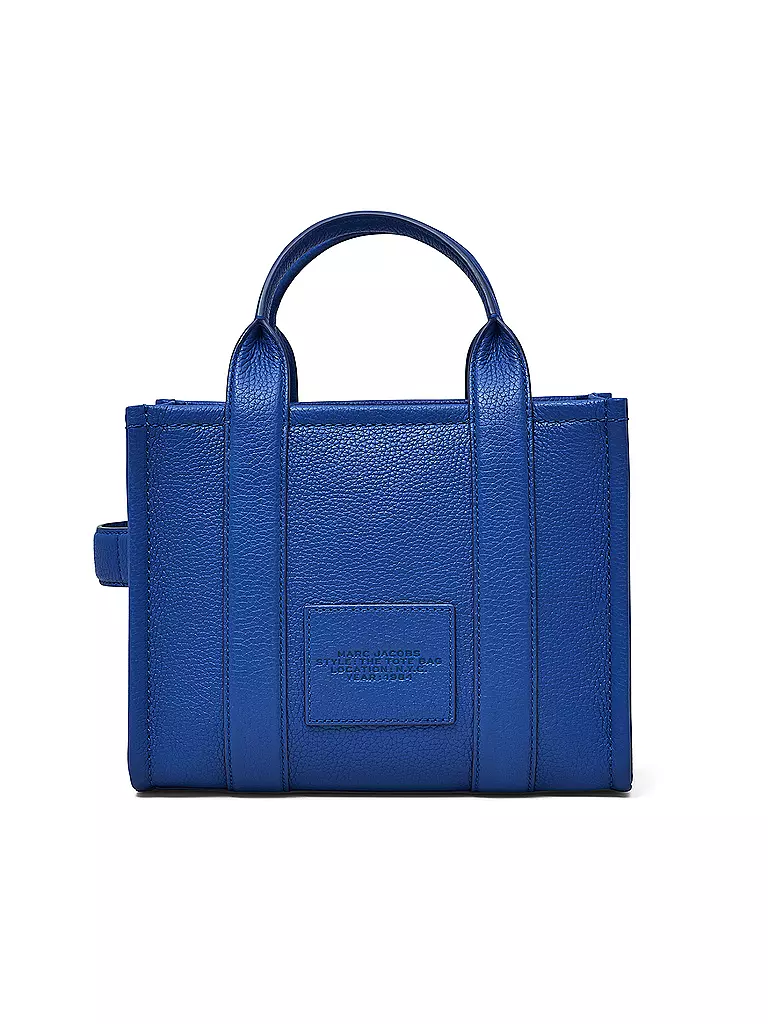 MARC JACOBS | Ledertasche - Tote Bag THE SMALL TOTE LEATHER | blau