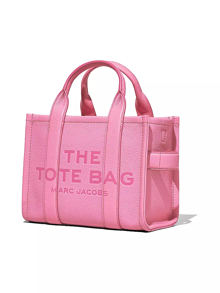 MARC JACOBS | Ledertasche - Tote Bag THE SMALL TOTE LEATHER | pink