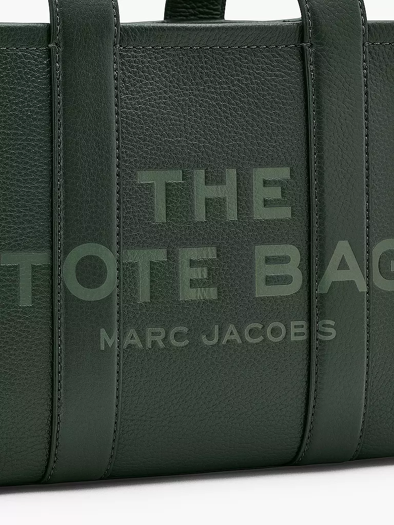 MARC JACOBS | Ledertasche - Tote Bag THE SMALL TOTE LEATHER | grün