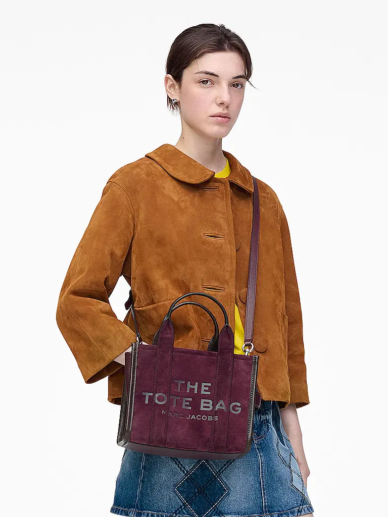 MARC JACOBS | Ledertasche - Tote Bag THE SMALL TOTE | Dunkelrot