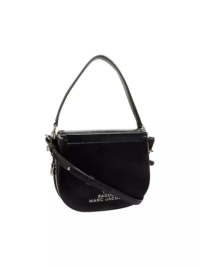 MARC JACOBS | Ledertasche - Umhängetasche "The Saddle Bag" | schwarz