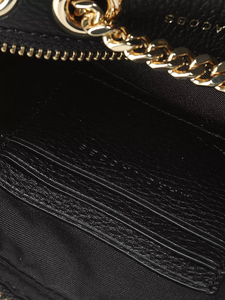 MARC JACOBS | Ledertasche - Umhängetasche Glam Shot 21 | schwarz