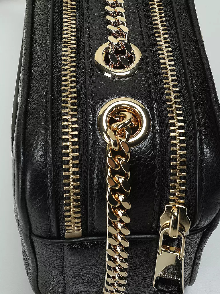 MARC JACOBS | Ledertasche - Umhängetasche Glam Shot 21 | schwarz