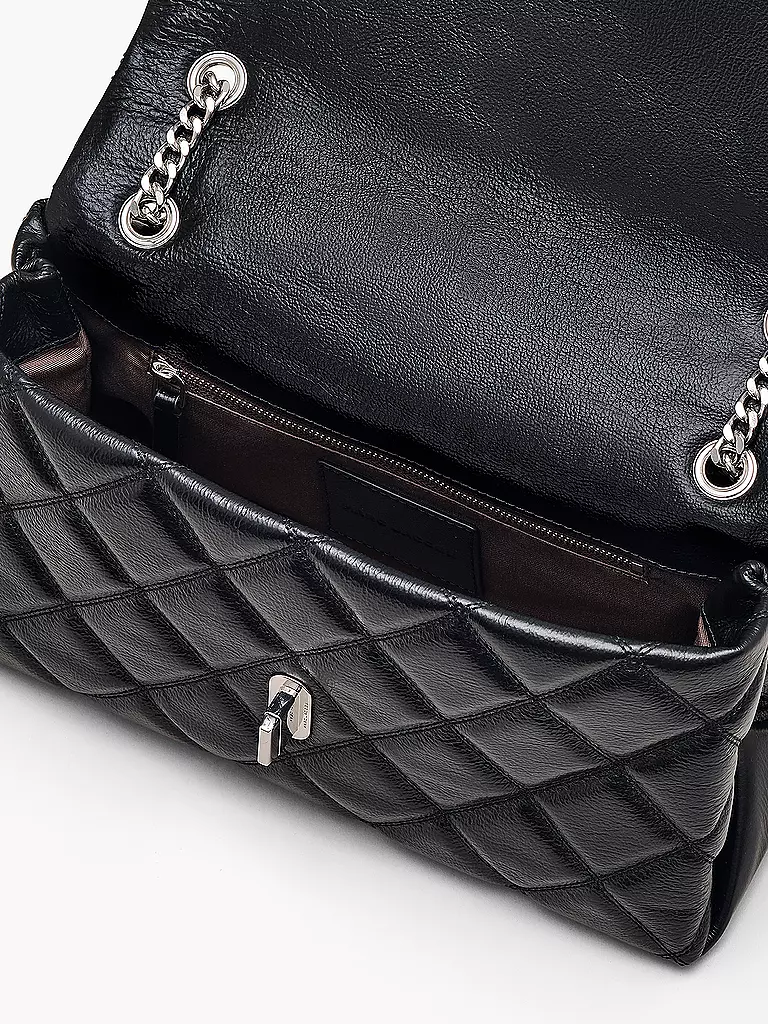 MARC JACOBS | Ledertasche - Umhängetasche THE DUAL  | schwarz