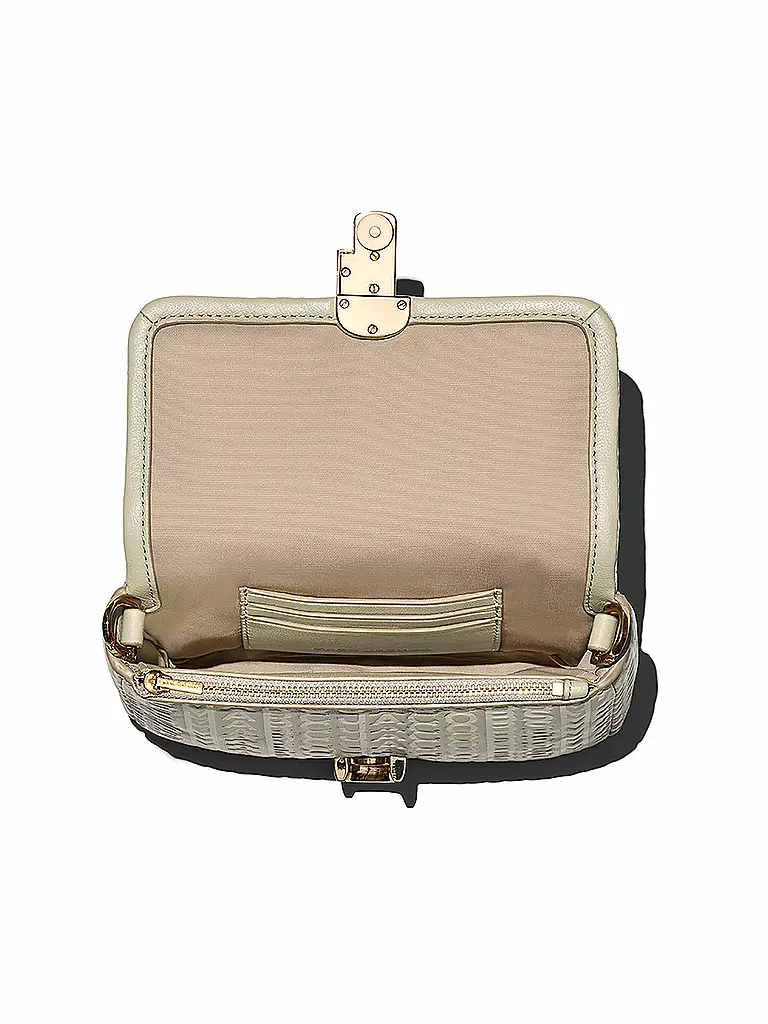 MARC JACOBS | Ledertasche - Umhängetasche THE MINI SHOULDE BAG | beige