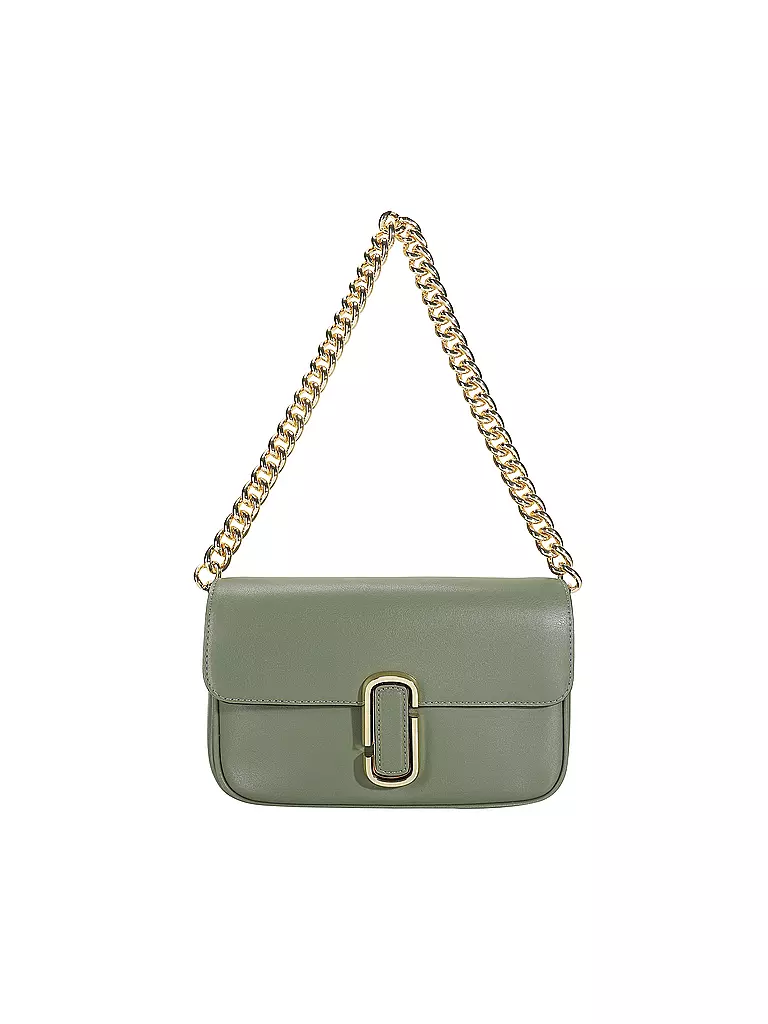 MARC JACOBS | Ledertasche - Umhängetasche THE SOFT SHOULDER BAG | olive