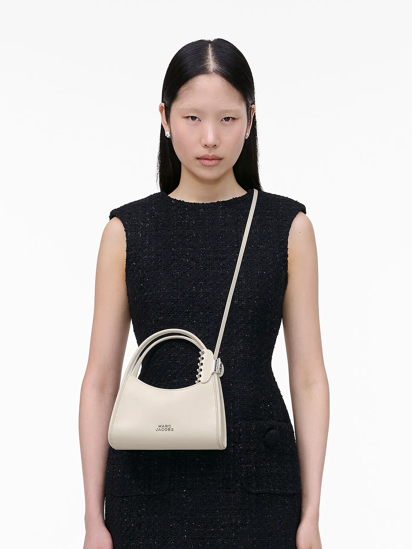 MARC JACOBS | Tasche - Schultertasche THE CLAW CLIP | weiss