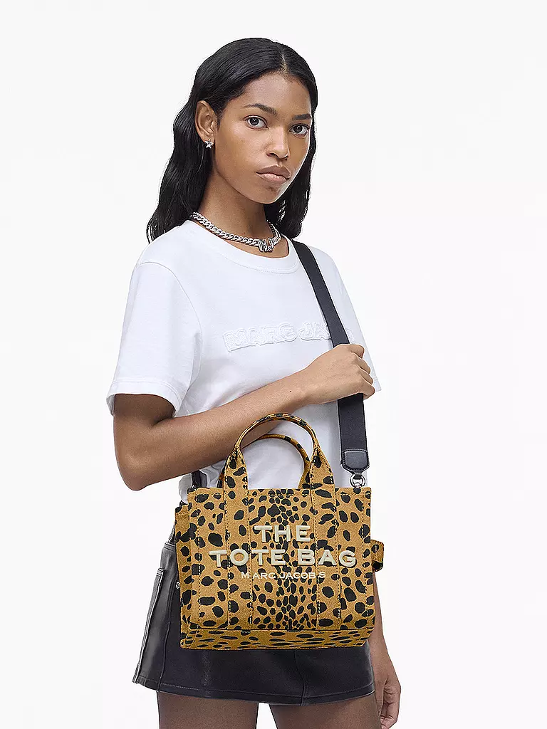 MARC JACOBS | Tasche - Tote Bag THE SMALL TOTE CANVAS LEO | camel