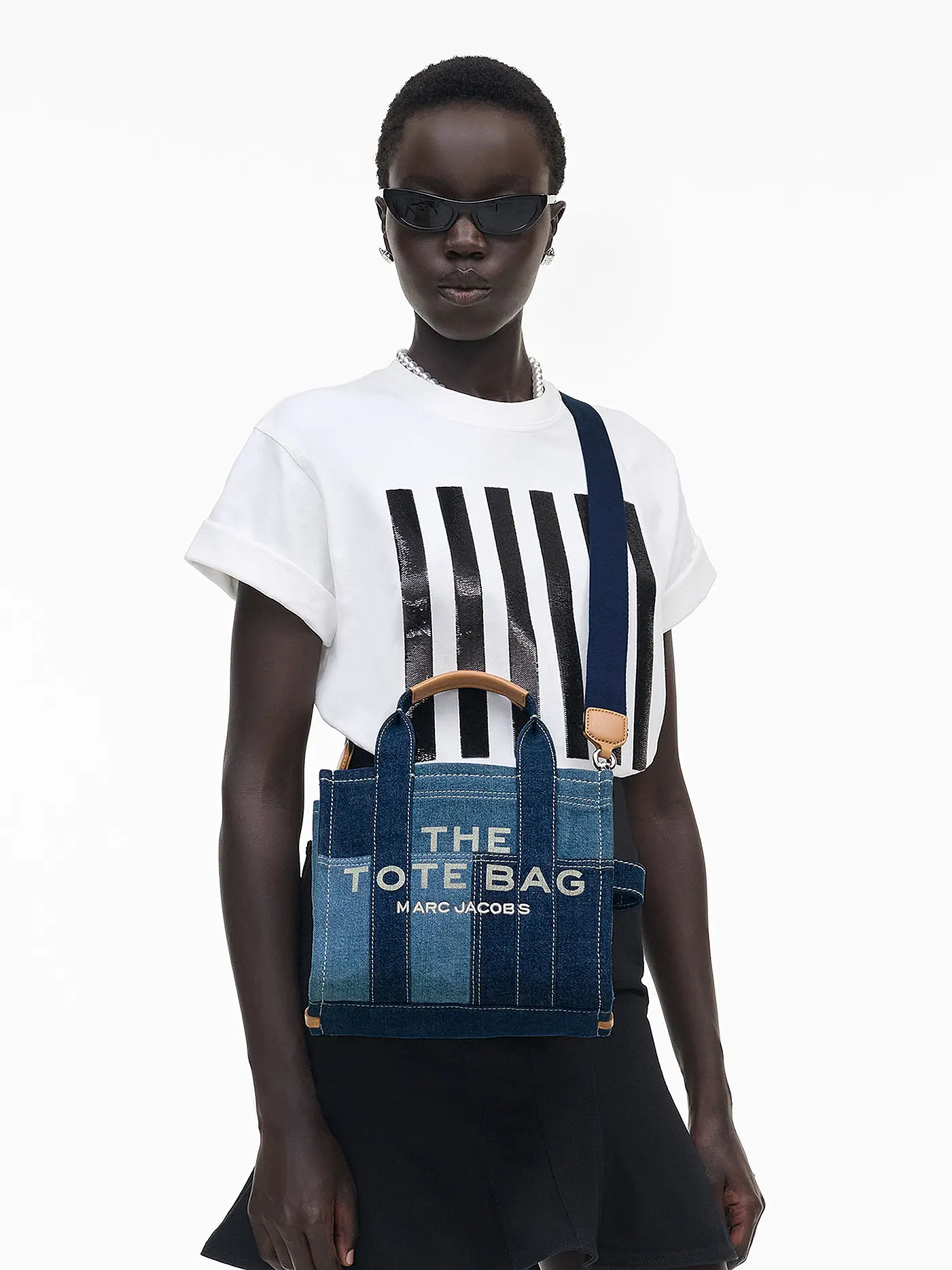 MARC JACOBS | Tasche - Tote Bag THE SMALL TOTE CANVAS | blau
